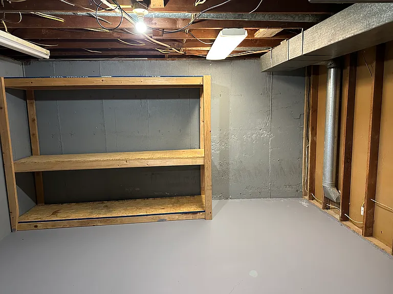 basement storage room