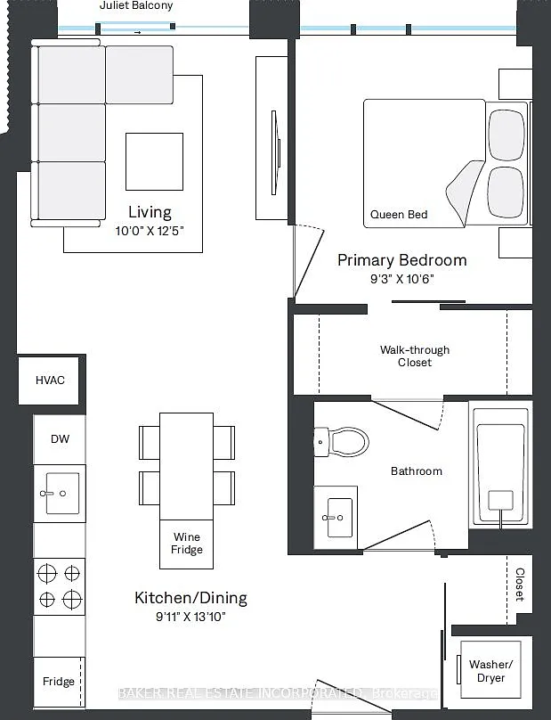 1 bed, $2,641 — Photo 2