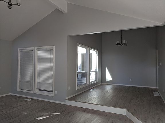 Dining room open to living room