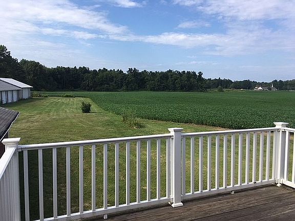 Land goes past church.