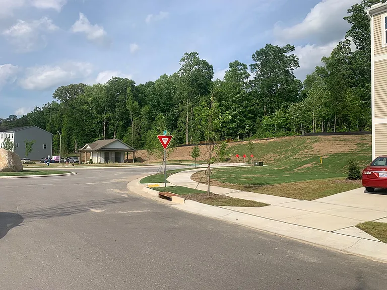 Culdesac area with Mail box Center next to the house.