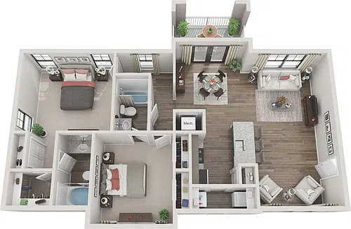 Floor plan B2D