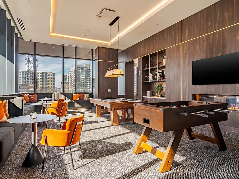 Community Game Room at 903 Peachtree Apartments in Atlanta, GA 30309