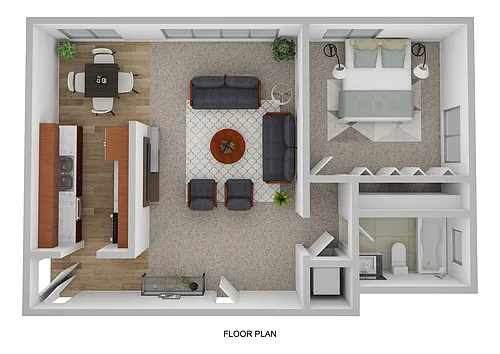 Floor plan One Bedroom