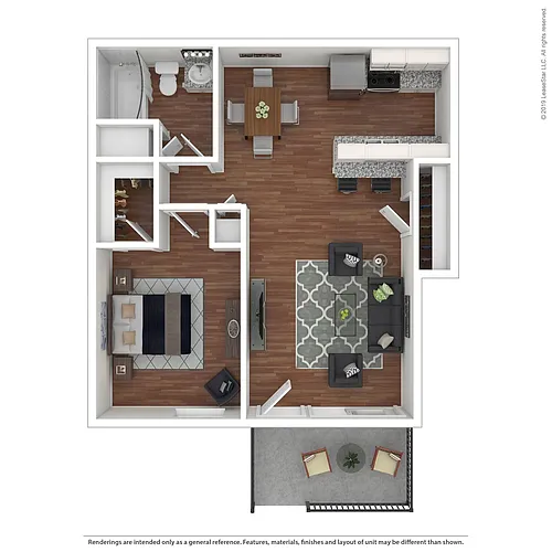 Floor plan 1X1