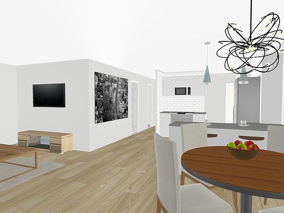 Main Floor view to Kitchen 