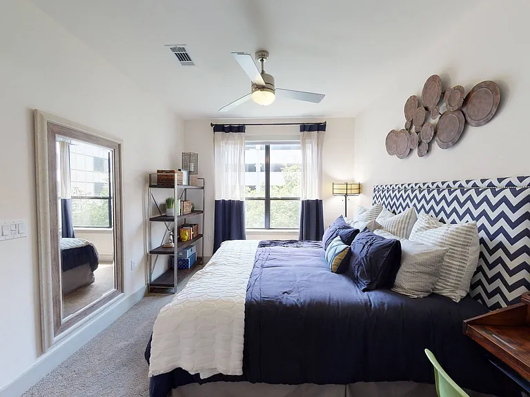 Bedroom with Large Window
