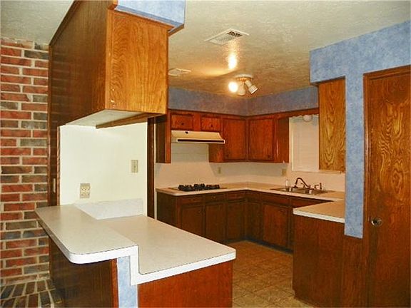 Tons of counter space in this large kitchen!