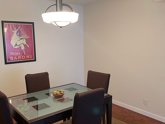 Living room with hardwood floor