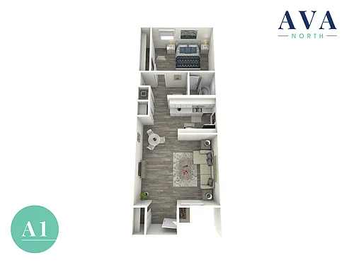 Floor plan Ava North - A1