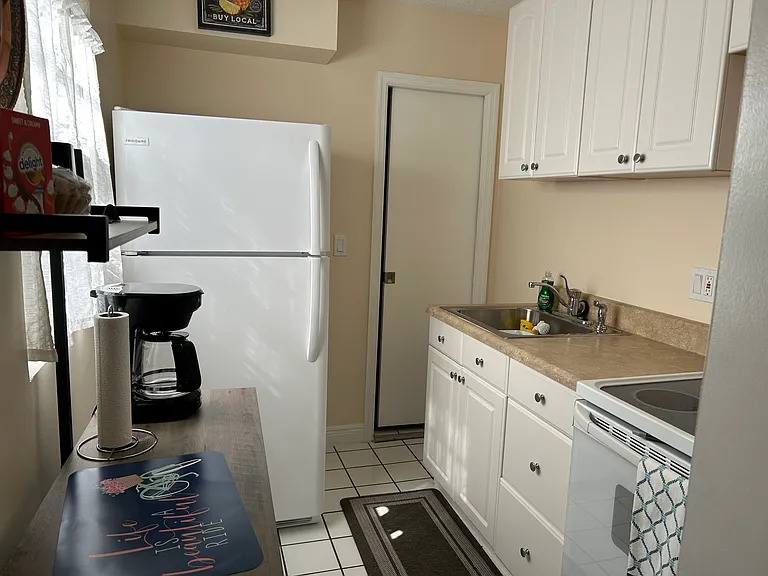 Fully stocked kitchen with everything you need for your stay!