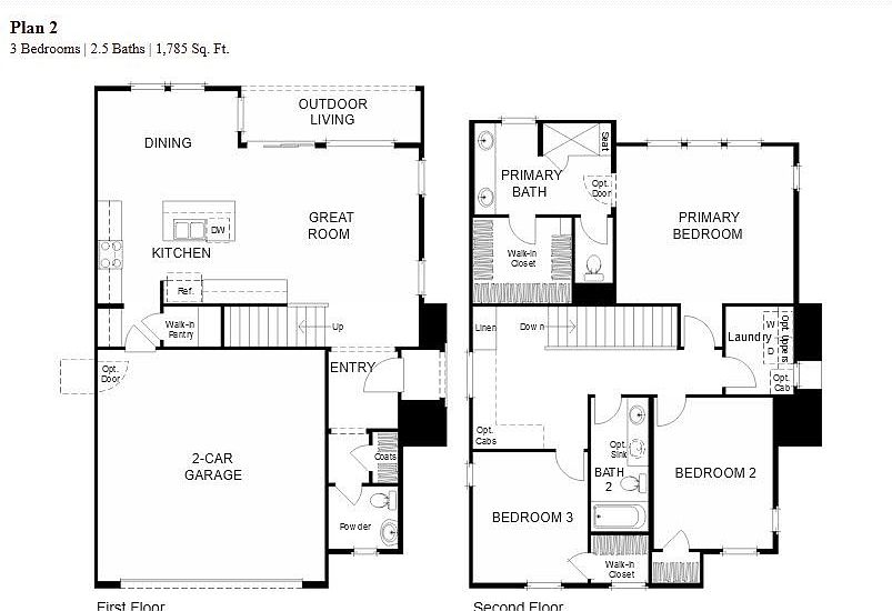 Plan 2 Plan, Element at Eastmark, Mesa, AZ 85212 Zillow