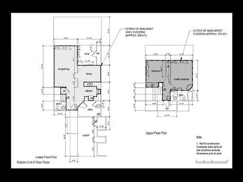 Floor plan 2-Bedroom Townhome Schofield Wheeler