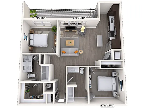 Floor plan B3A