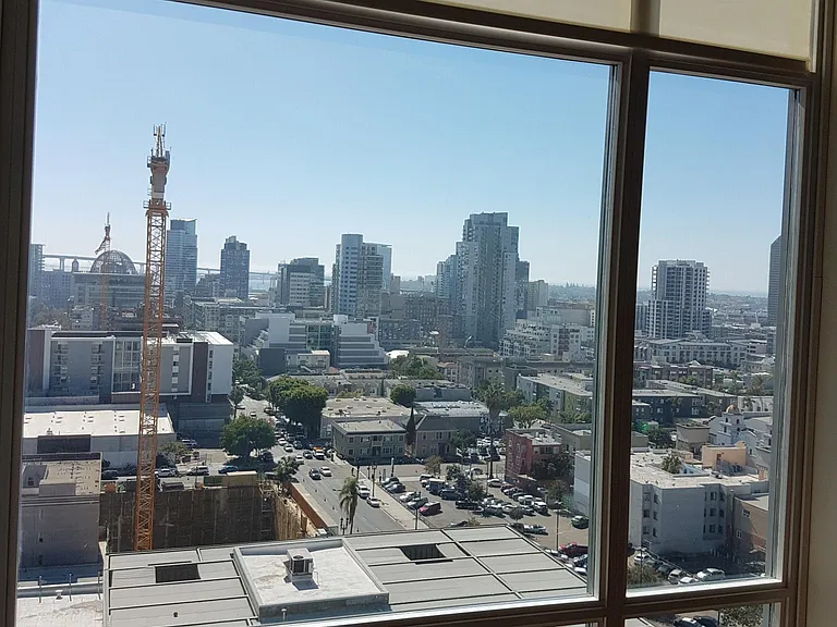 Coronodo Bridge and downtown view from bedroom