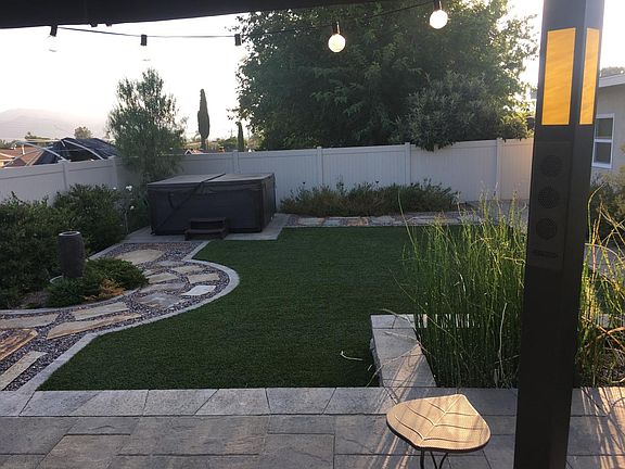 Jacuzzi in back yard