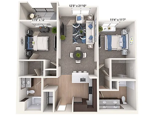 Floor plan B10-M-Esp