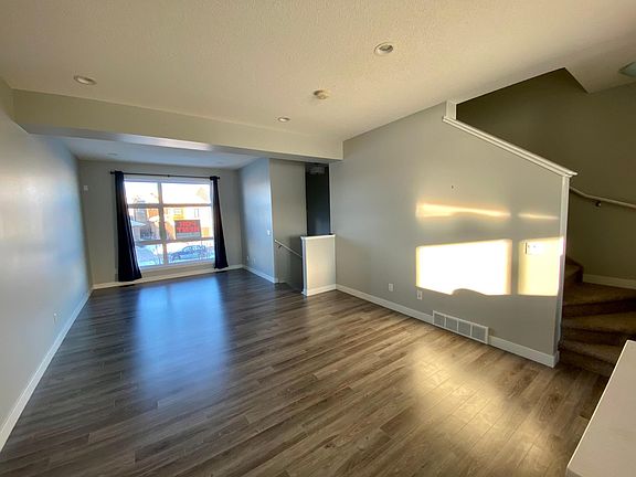 Living room and dining area