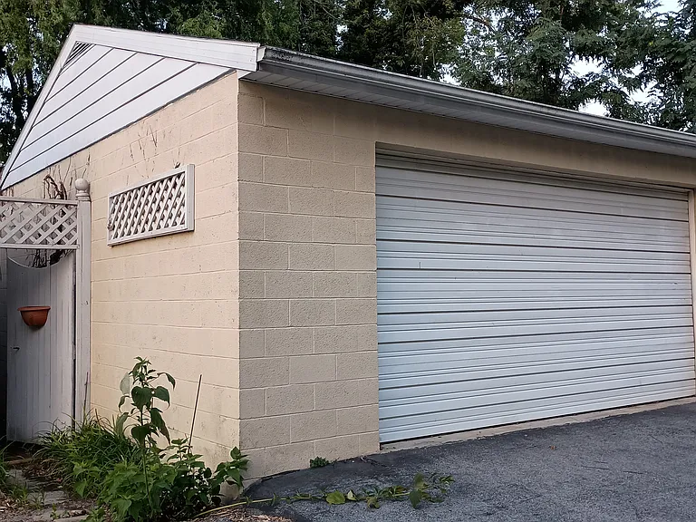 Garage from rear