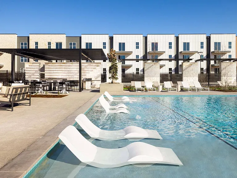 Bask in the sun on our in-pool loungers for the ultimate poolside relaxation experience.