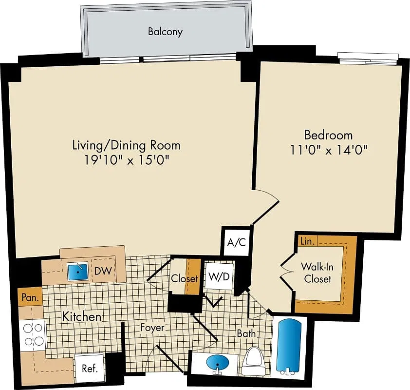 Floor plan Grosvenor