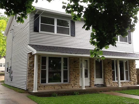 Unit on left side of townhouse .