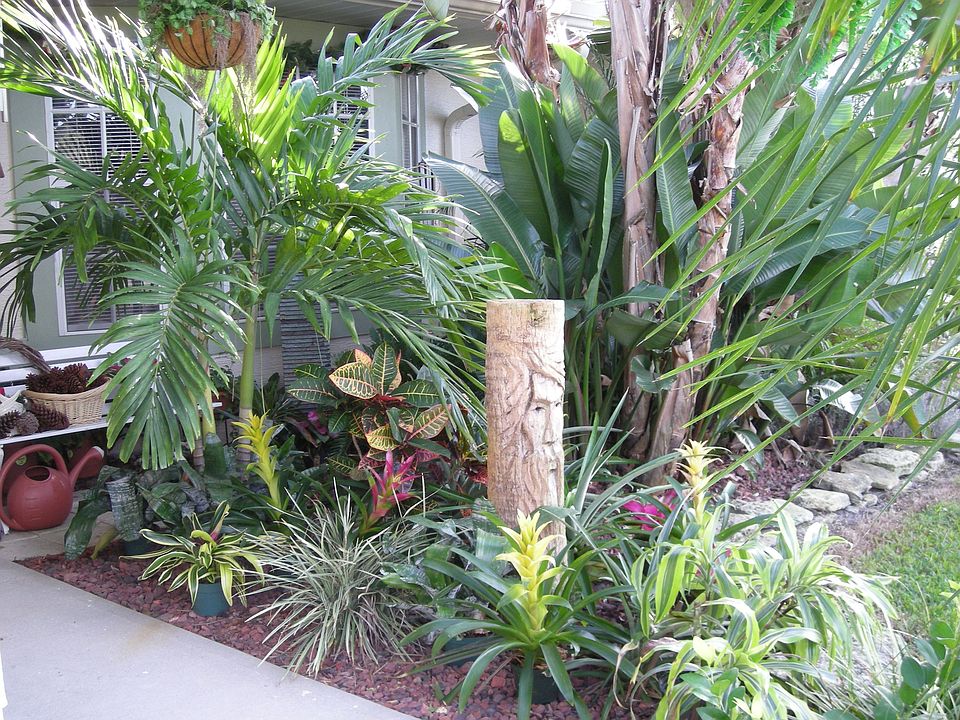 Garden at front entry way