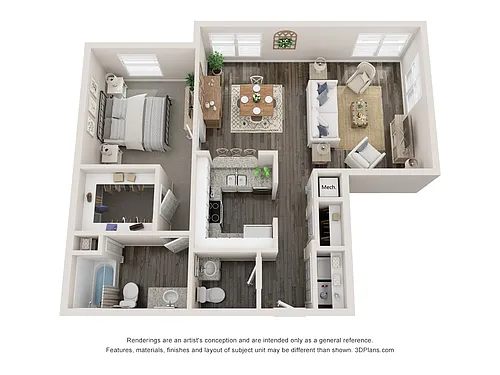 Floor plan Montrachet