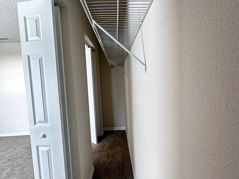 2nd bedroom has a decent size closet.