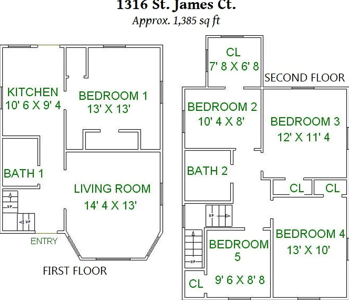 1316 St. James Ct (6 BR+) - Tallard Apartments — Photo 2