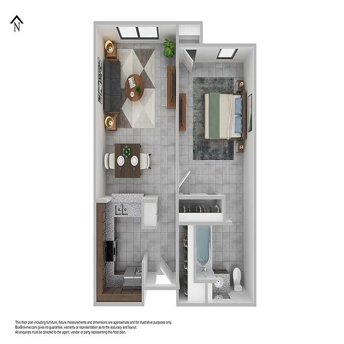Floor plan 1 Bedroom