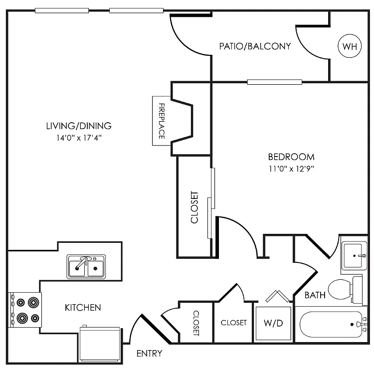 Floor plan Poppy Floor Plan 11D
