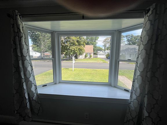 Bay window facing front of the house