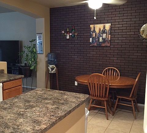 Island in kitchen