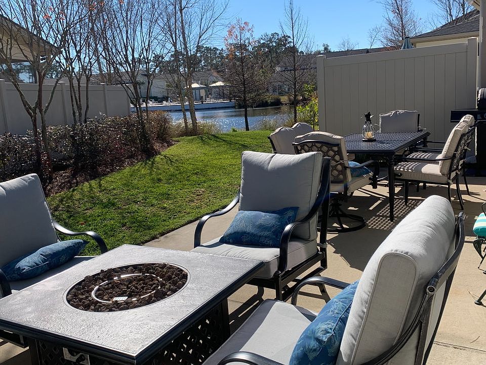 Lake view patio