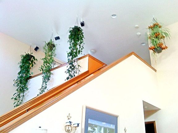 Looking up from livingroom to familyroom/landing