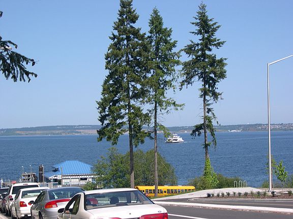 Ferry nearing dock