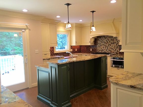 Granite and custom cabinets