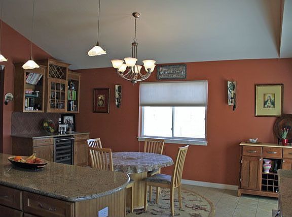 island and bar w/wine storage, wine refrig