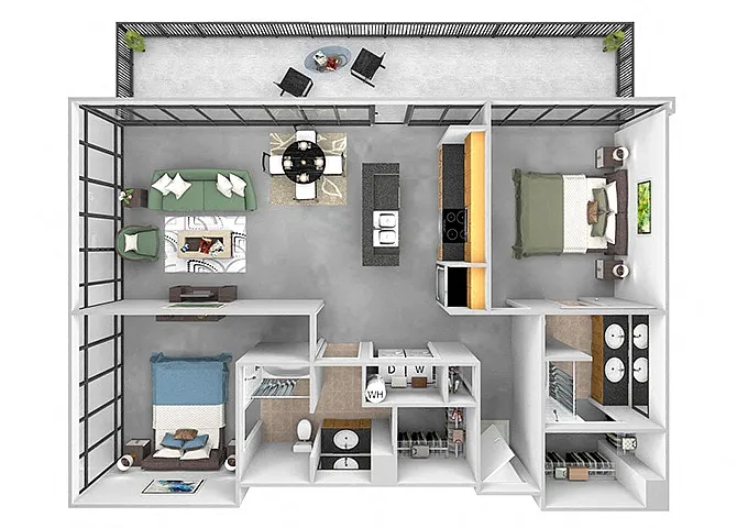 Floor plan B3 (Tower)