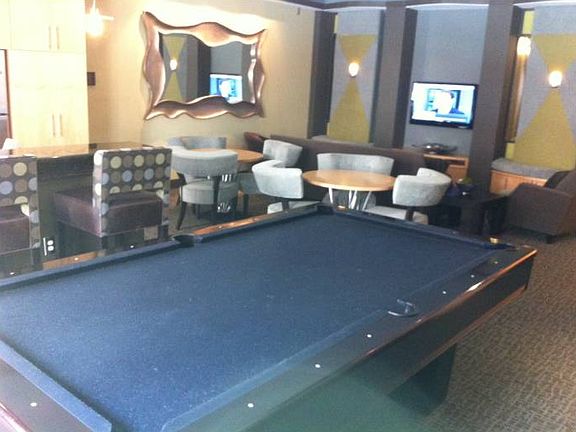 Club room w/ pool table