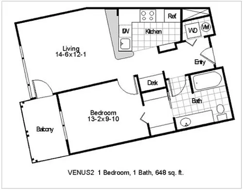 Floor plan Venus 2