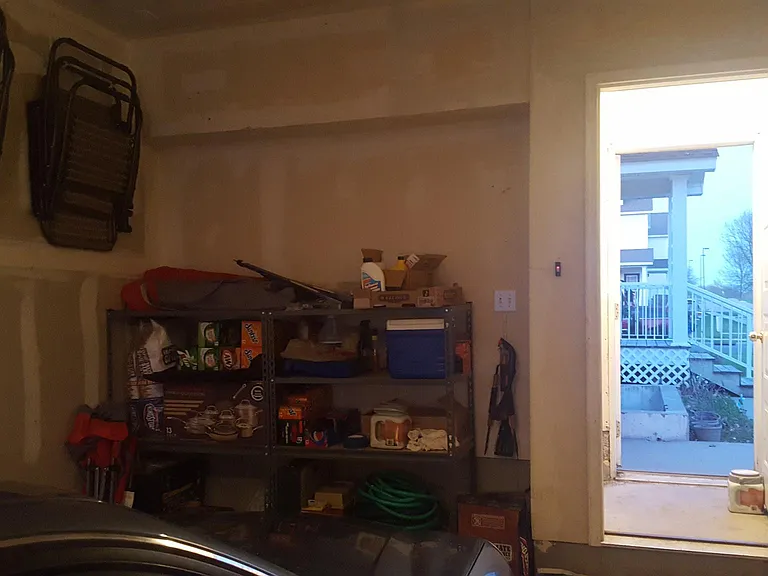 Door going to side porch area