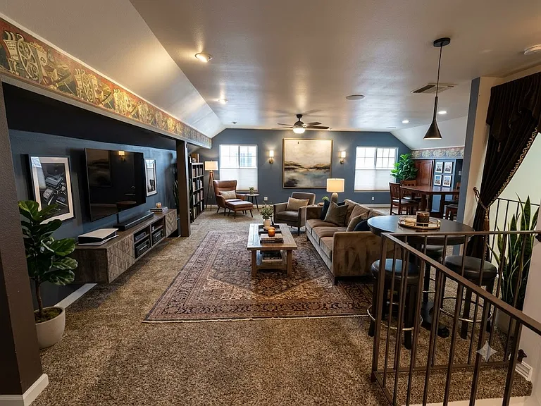 Staged Loft/Bonus Room