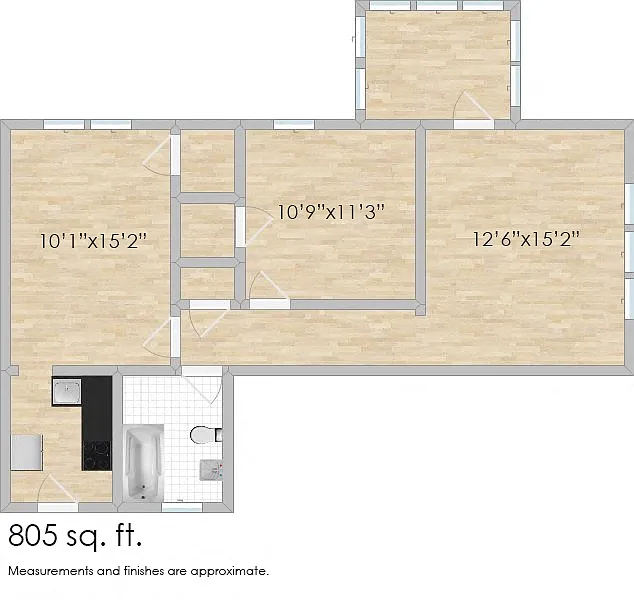Floor plan 418 Lake N & 426 Lake E