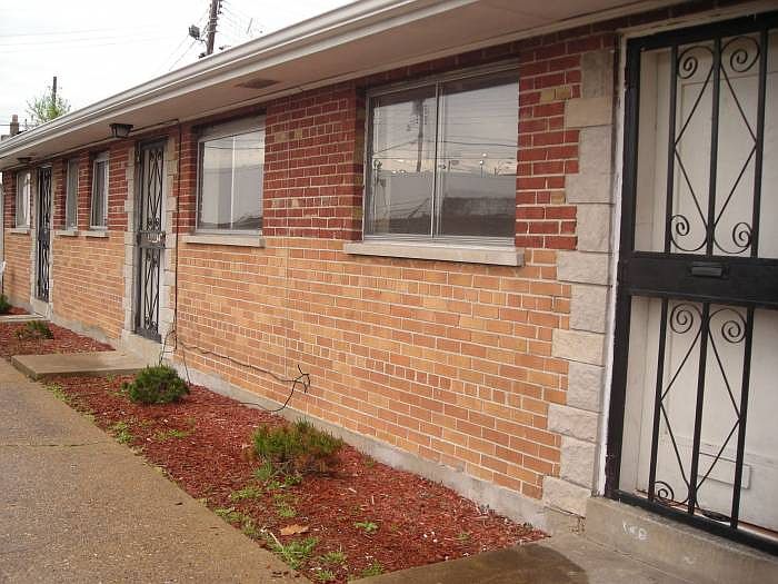 front of building