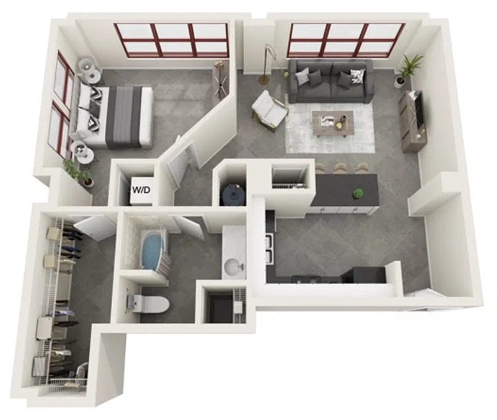 Floor plan A1B