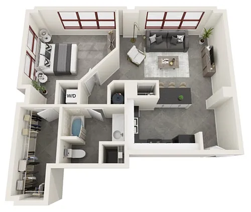 Floor plan A1B