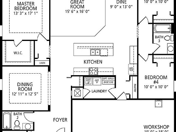 Elevation A - 1st Floor