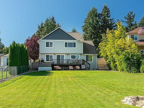 Backyard looking back at house